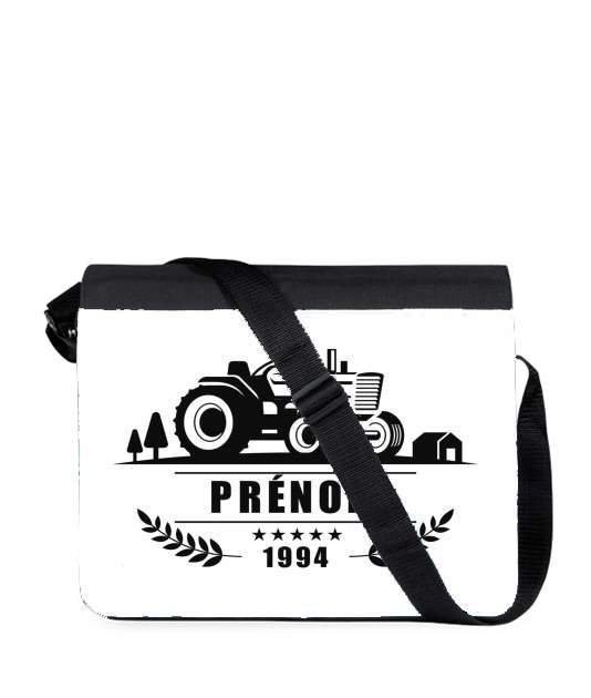 Sac bandoulière - besace pour Tractor Logo Natural custom Name Tag