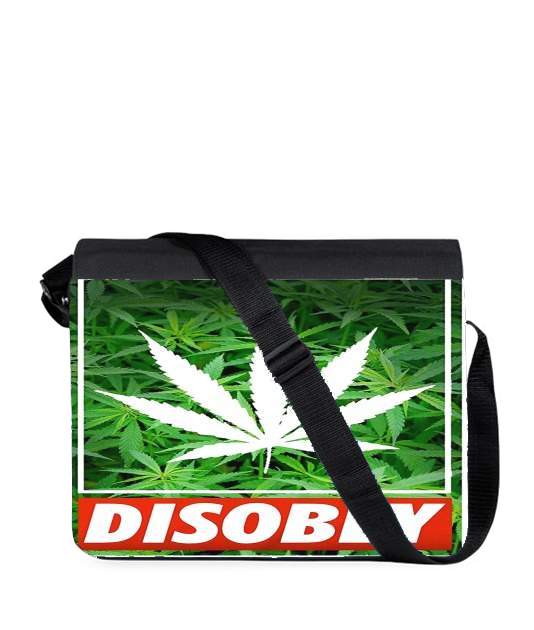 Sac bandoulière - besace pour Weed Cannabis Disobey