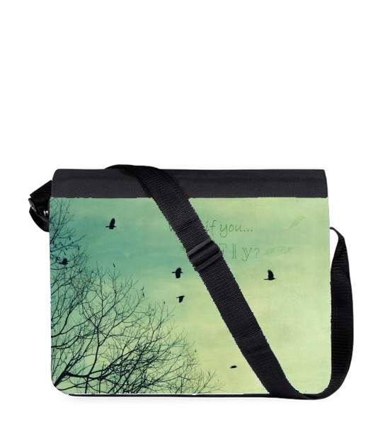 Sac bandoulière - besace pour What if You Fly?
