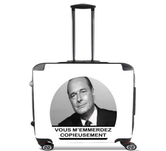 Sacs ordinateur à roulettes pour Chirac Vous memmerdez copieusement