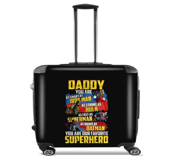 Sacs ordinateur à roulettes pour Daddy You are as smart as iron man as strong as Hulk as fast as superman as brave as batman you are my superhero