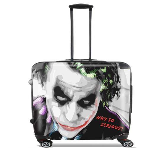 Joker Rollentasche Handgepäck Koffer Trolley 17&quot; laptop - sac-laptop-trolley-joker-serious-white