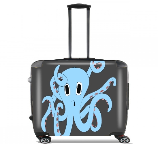 Sacs ordinateur à roulettes pour octopus Blue cartoon