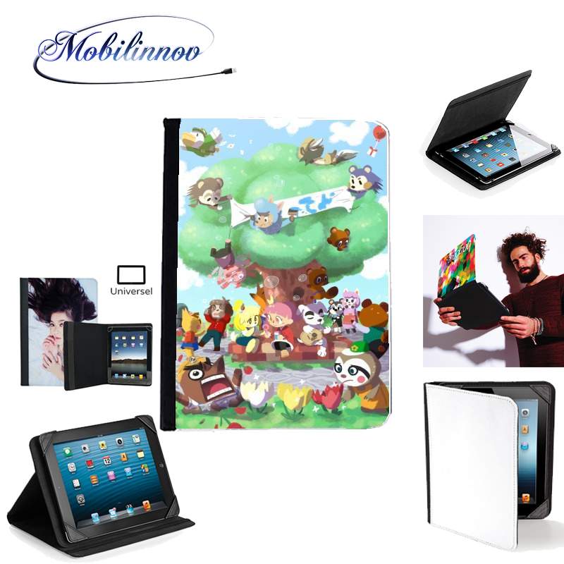 Étui Universel Tablette 7 pouces pour Animal Crossing Artwork Fan