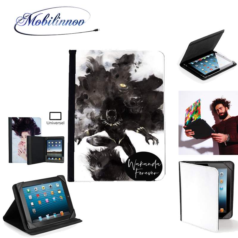 Étui Universel Tablette 7 pouces pour Black Panther Abstract Art WaKanda Forever