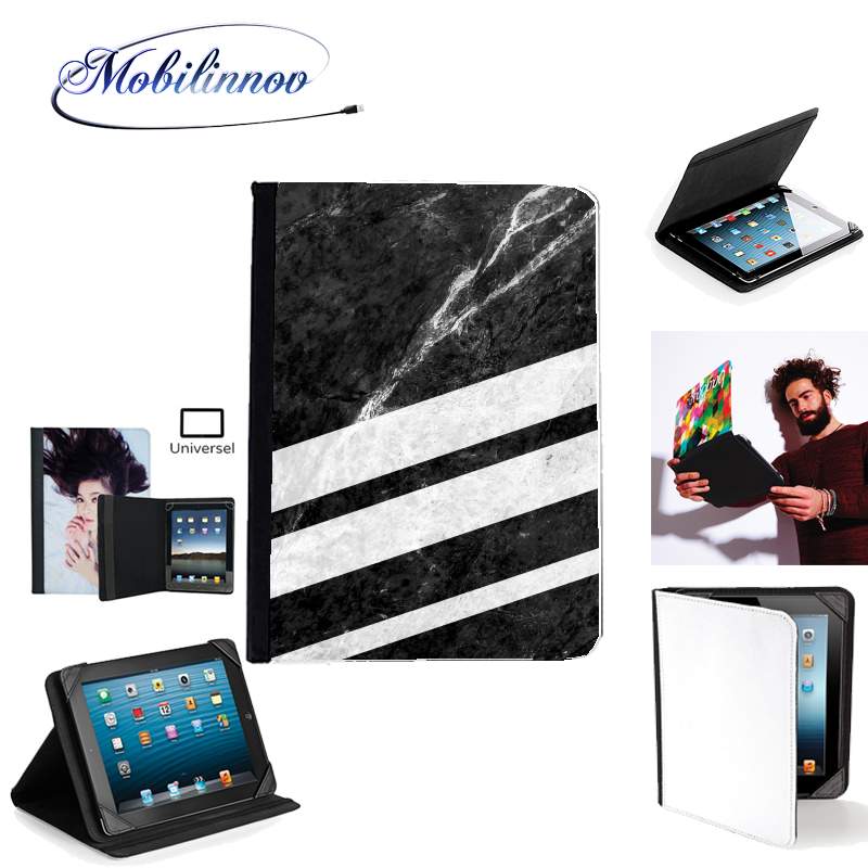 Étui Universel Tablette 7 pouces pour Black Striped Marble