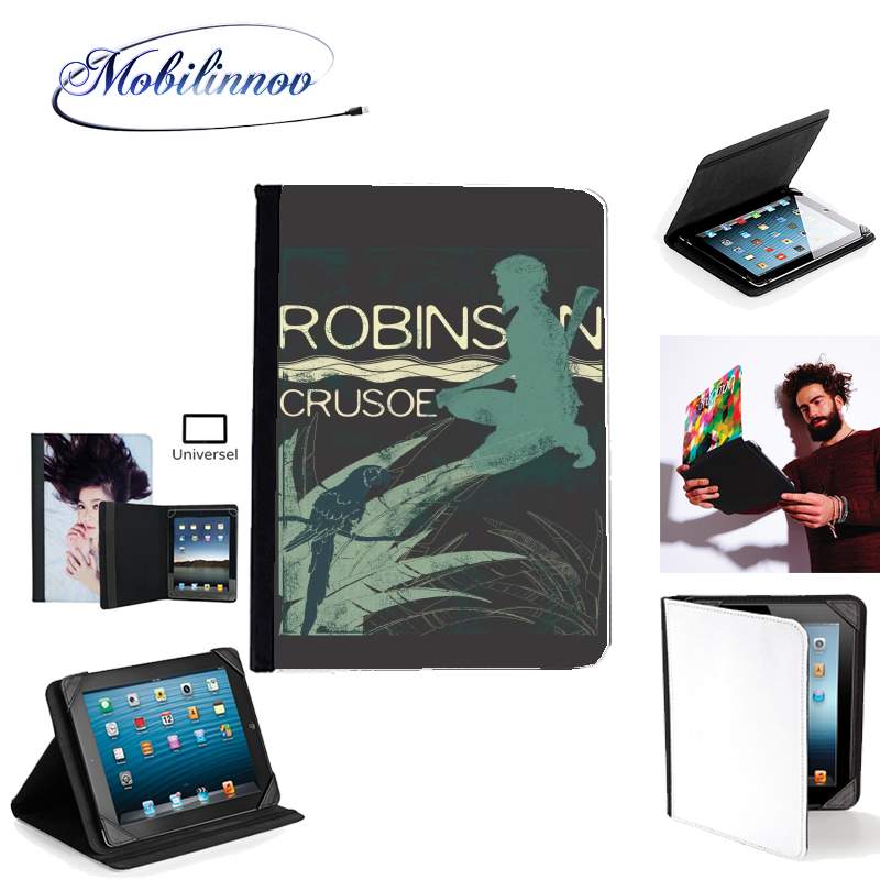 Étui Universel Tablette 7 pouces pour Book Collection: Robinson Crusoe