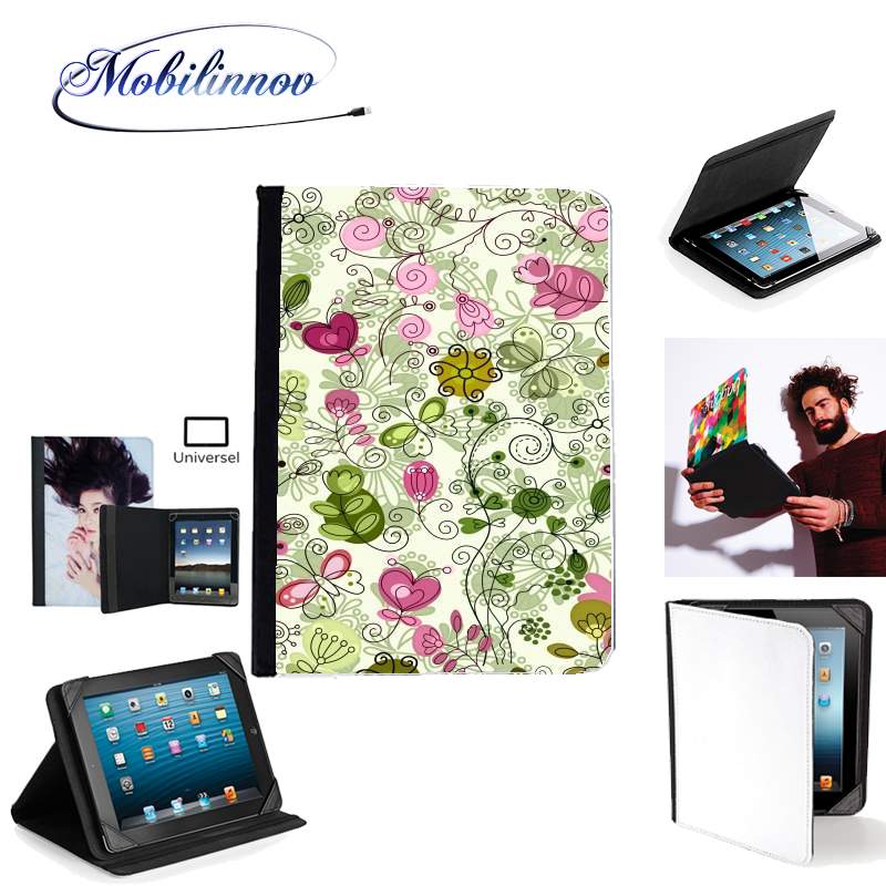 Étui Universel Tablette 7 pouces pour doodle flowers