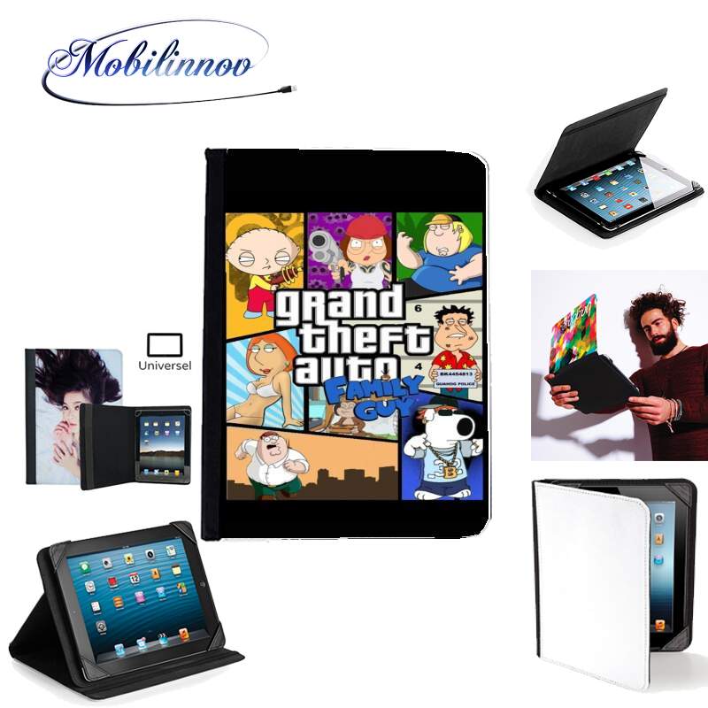 Étui Universel Tablette 7 pouces pour Family Guy mashup Gta 6