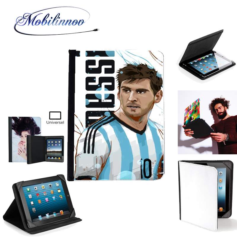 Étui Universel Tablette 7 pouces pour Lionel Messi - Argentine