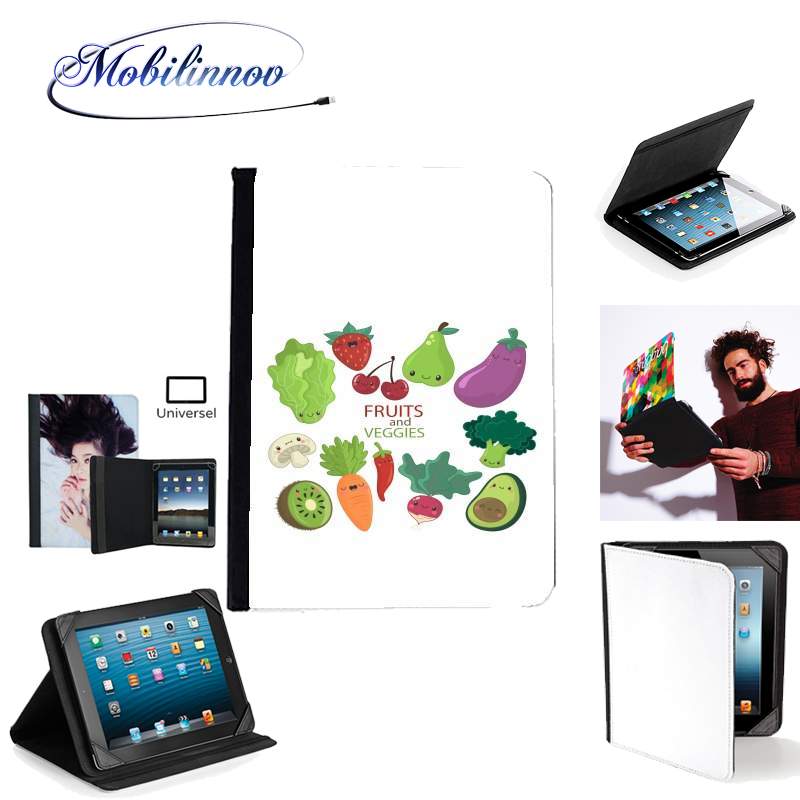 Étui Universel Tablette 7 pouces pour Fruits and veggies