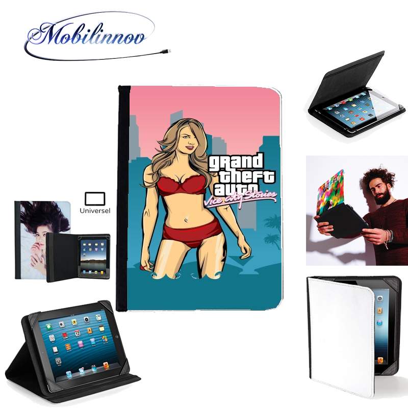 Étui Universel Tablette 7 pouces pour GTA collection: Bikini Girl Miami Beach