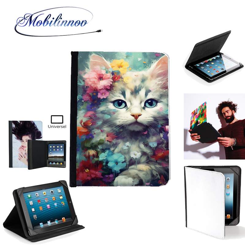 Étui Universel Tablette 7 pouces pour I Love Cats v4