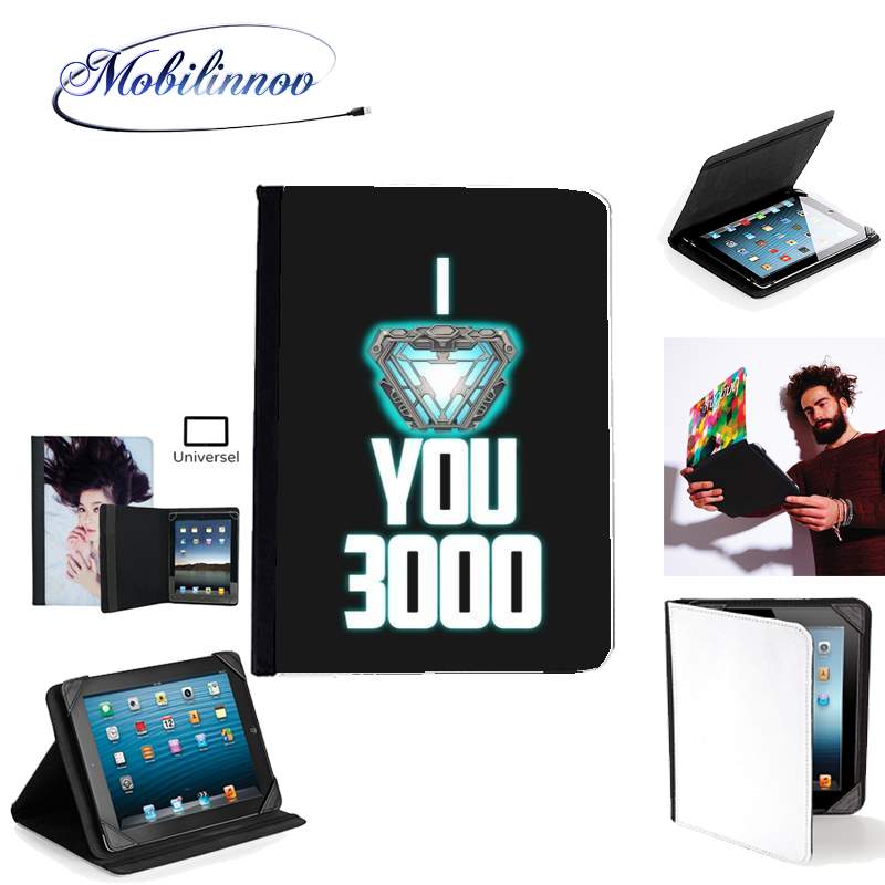Étui Universel Tablette 7 pouces pour I Love You 3000 Iron Man Tribute