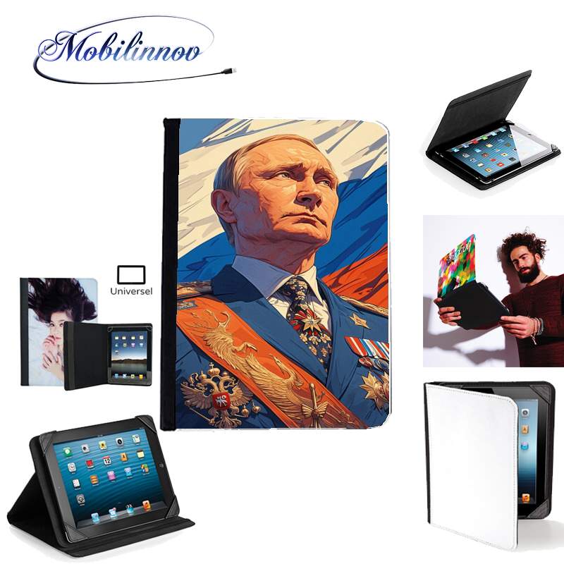 Étui Universel Tablette 7 pouces pour In case of emergency long live my dear Vladimir Putin V1