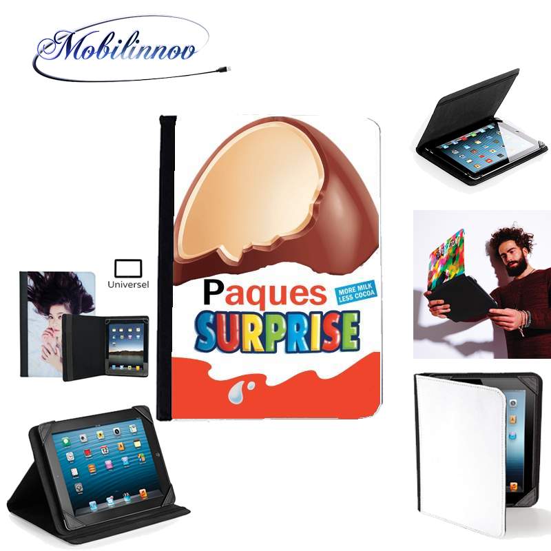 Étui Universel Tablette 7 pouces pour Joyeuses Paques Inspired by Kinder Surprise
