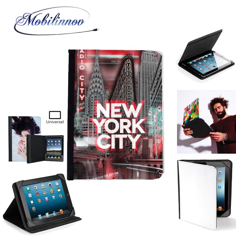 Étui Universel Tablette 7 pouces pour New York City II [red]