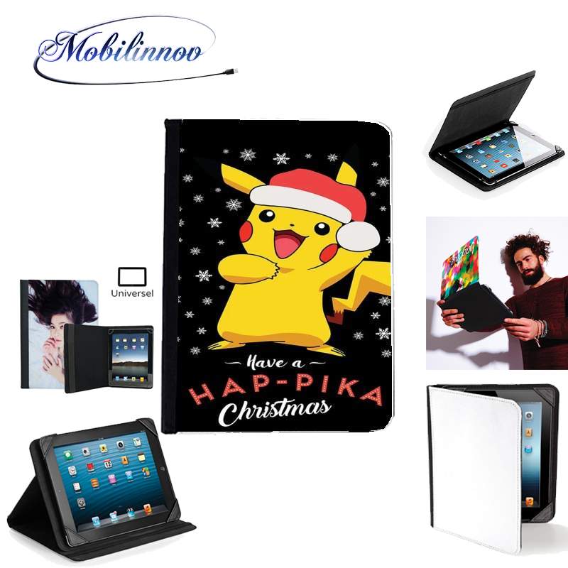 Étui Universel Tablette 7 pouces pour Pikachu have a Happyka Christmas