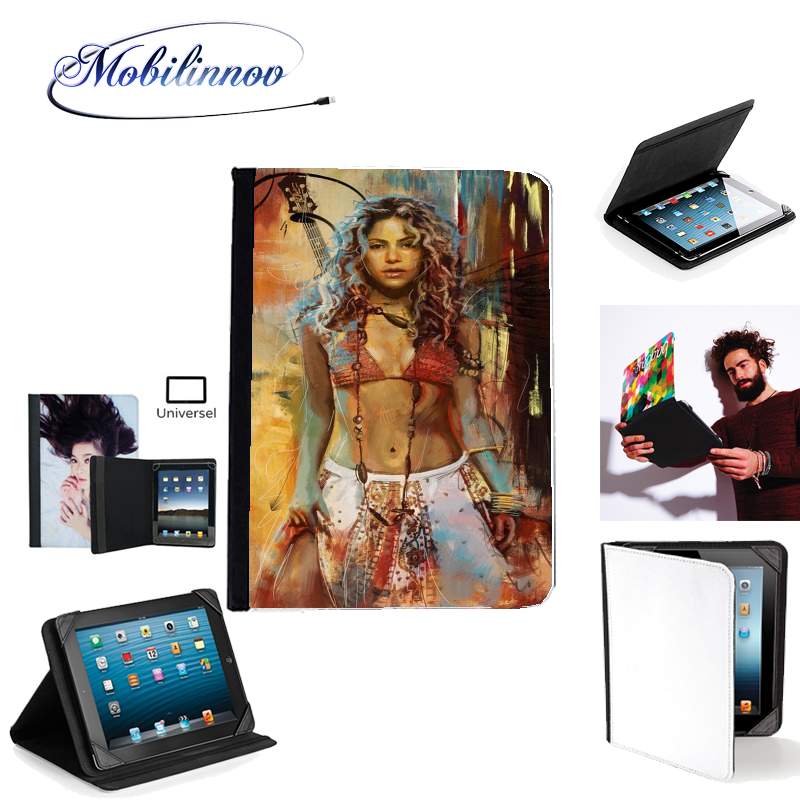 Étui Universel Tablette 7 pouces pour Shakira Painting