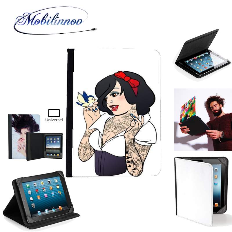 Étui Universel Tablette 7 pouces pour Snow White Tattoo Bird