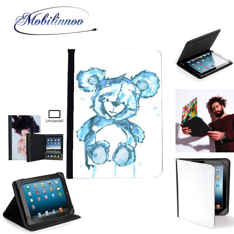 Étui Universel Tablette 7 pouces pour Teddy Bear Bleu