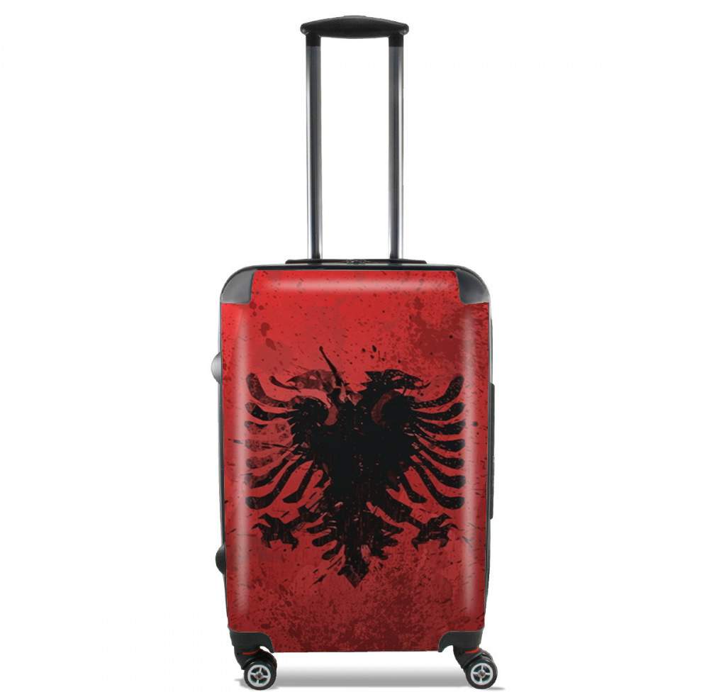 Valise bagage Cabine pour Albanie Painting Flag