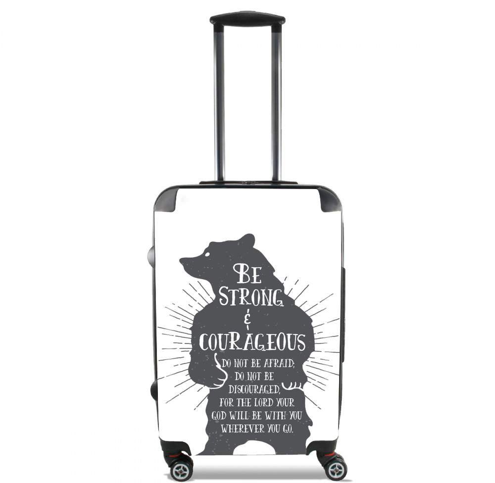Valise bagage Cabine pour Be Strong and courageous Joshua 1v9 Ours