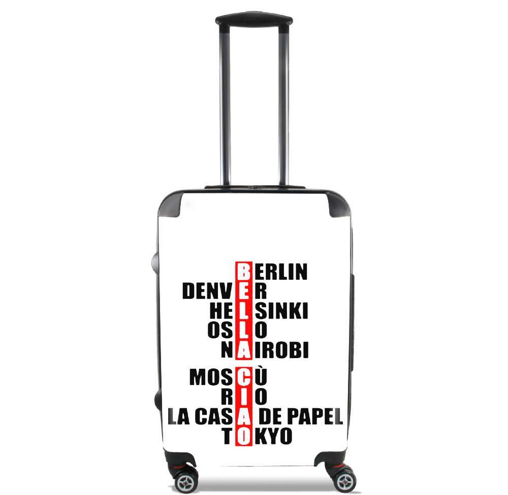 Valise bagage Cabine pour Bella Ciao Character Name