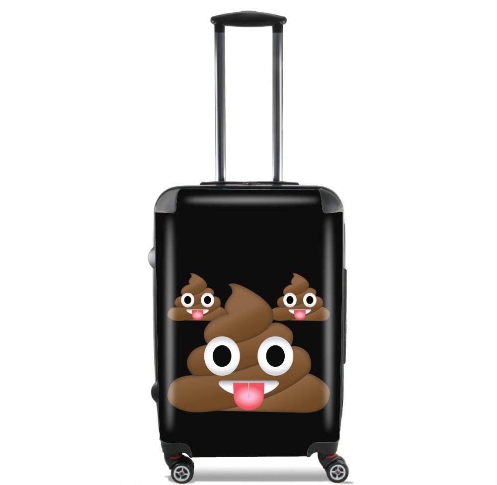 Valise bagage Cabine pour Caca Emoji