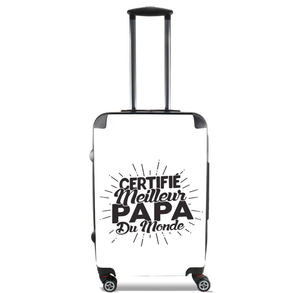Valise bagage Cabine pour Certifié meilleur papa du monde