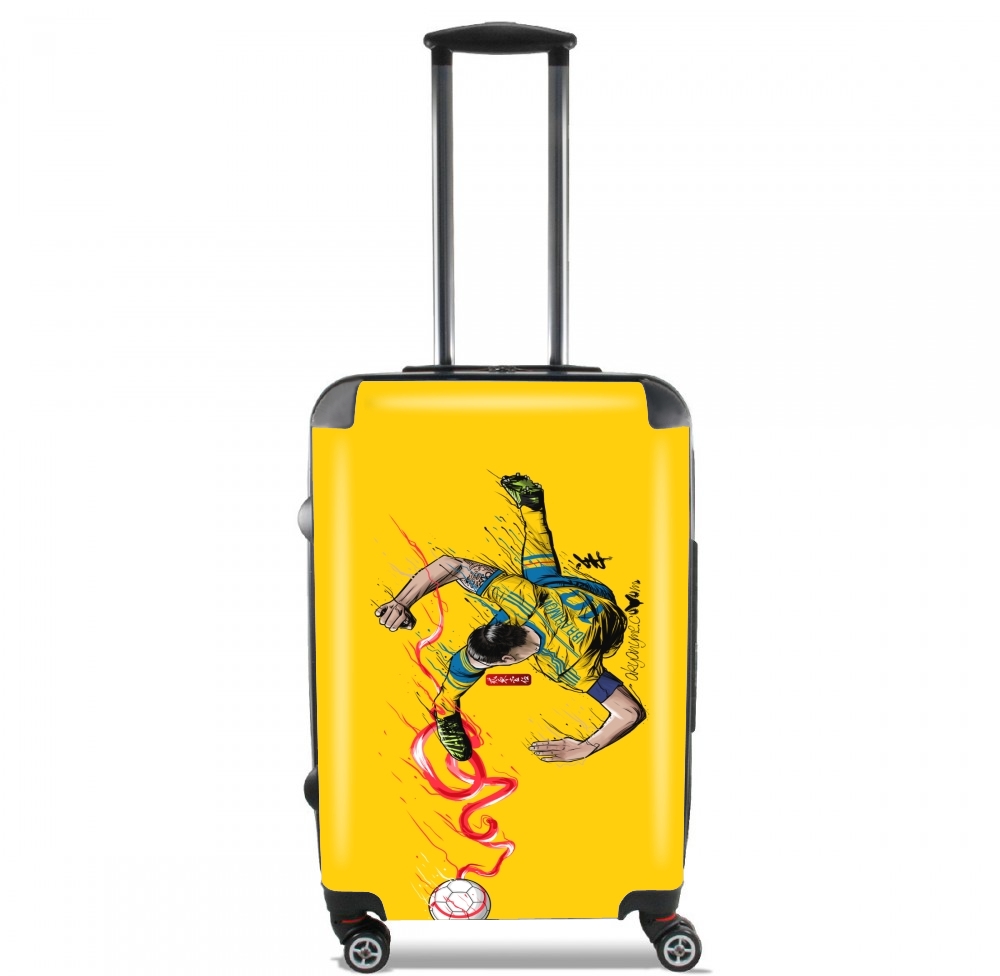 Valise bagage Cabine pour FantaSweden Zlatan Swirl