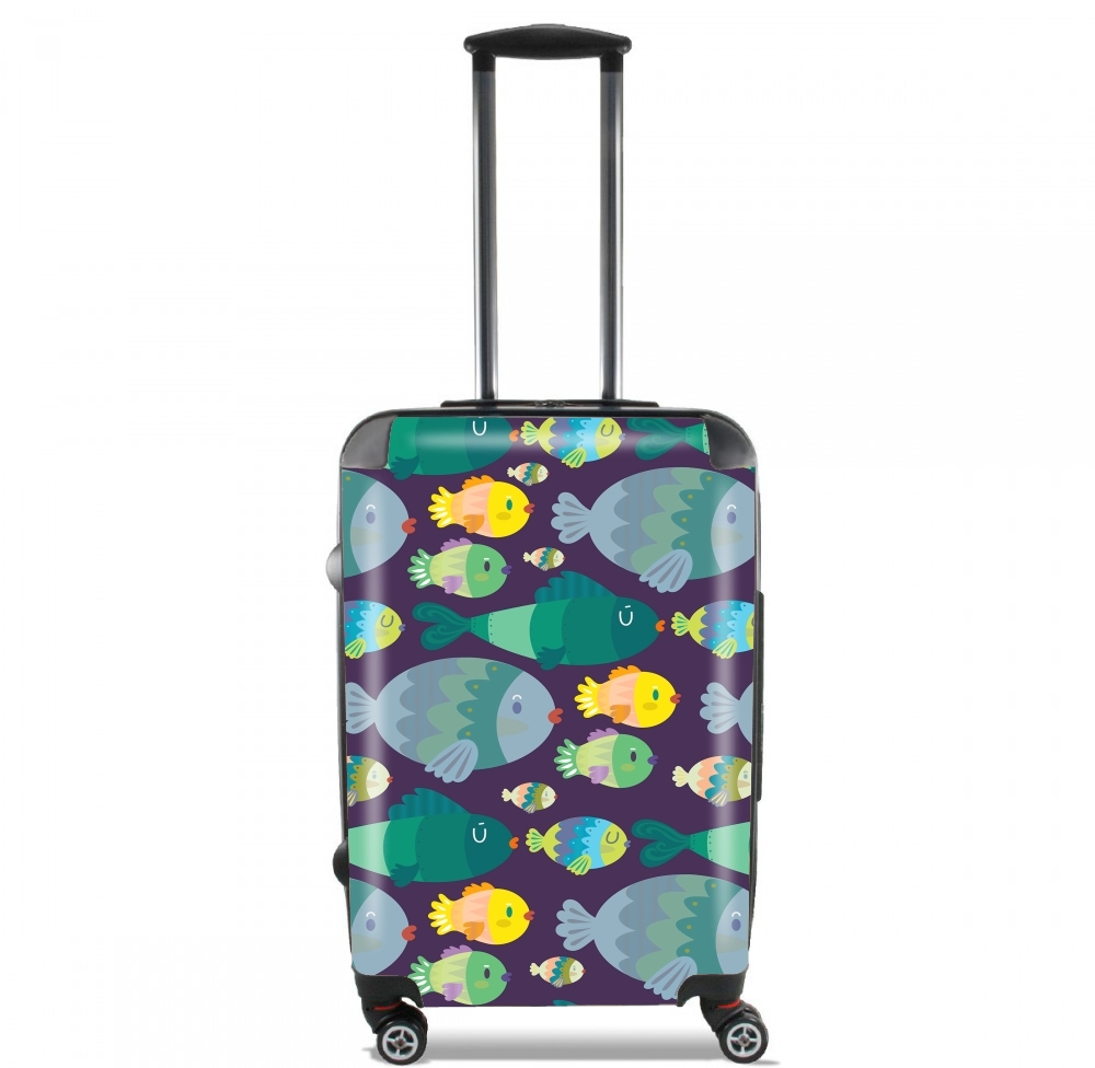 Valise bagage Cabine pour Fish pattern