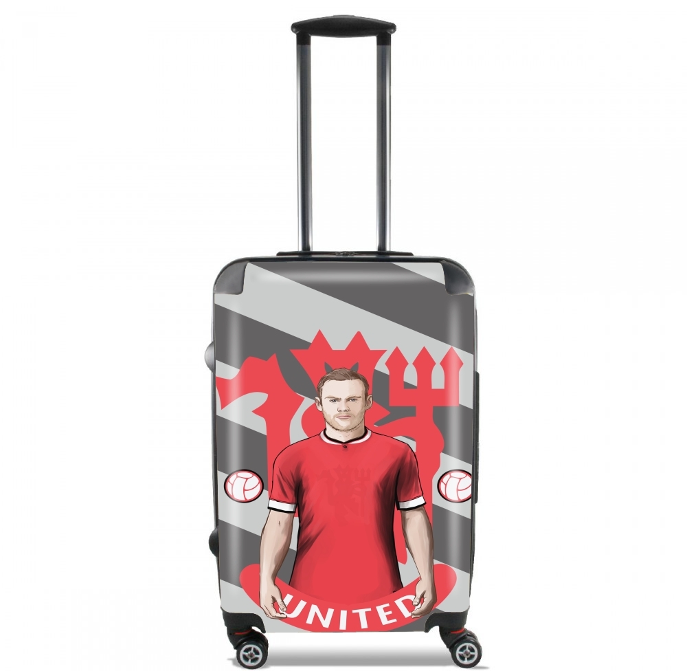 Valise bagage Cabine pour Football Stars: Red Devil Rooney ManU