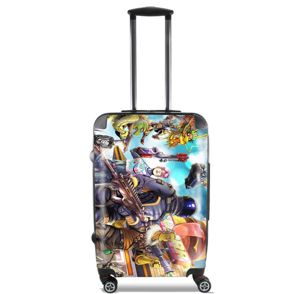 Valise bagage Cabine pour Fortnite Artwork avec skins et armes