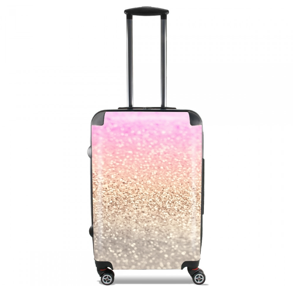 Valise bagage Cabine pour Gatsby Glitter Pink