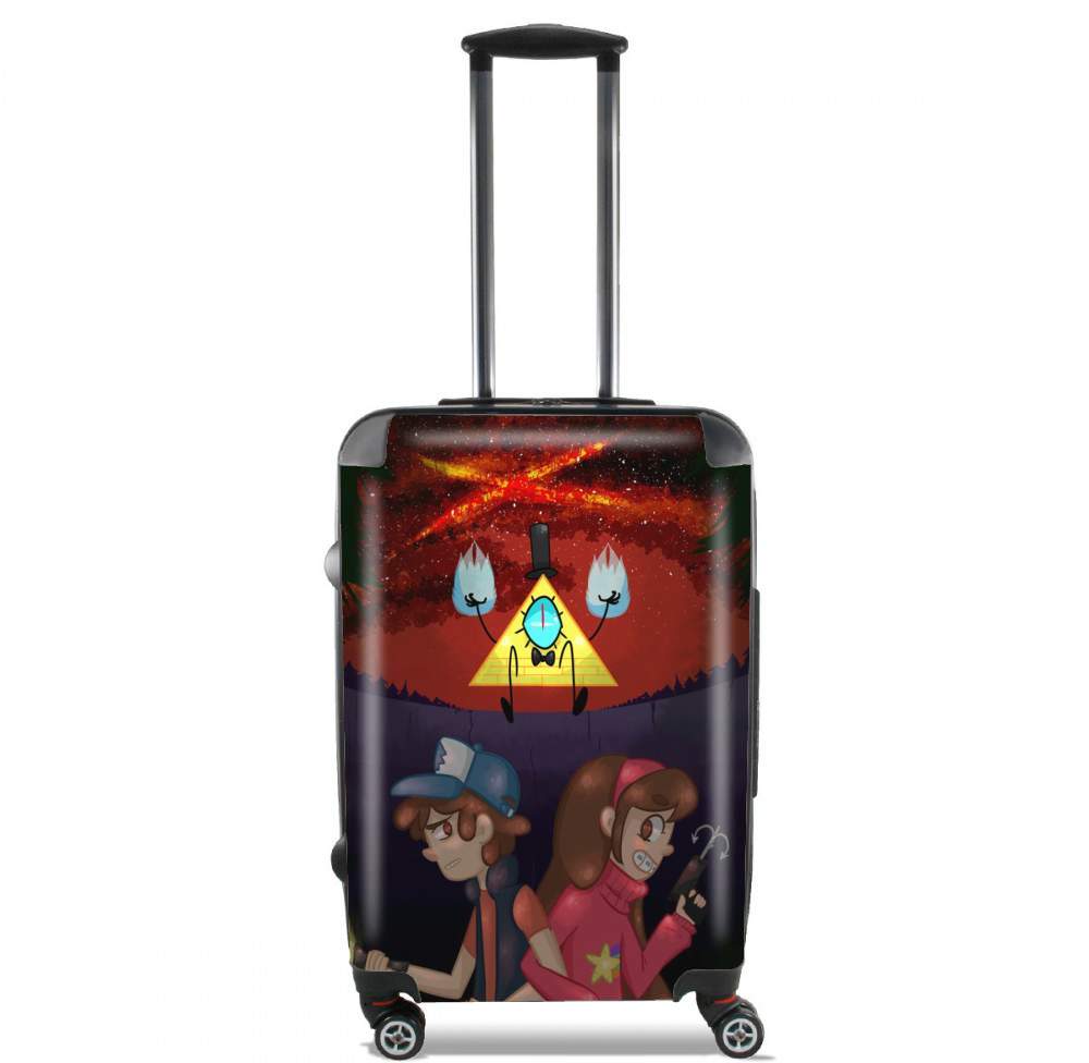 Valise bagage Cabine pour Gravity Falls Monster bill cipher Wheel