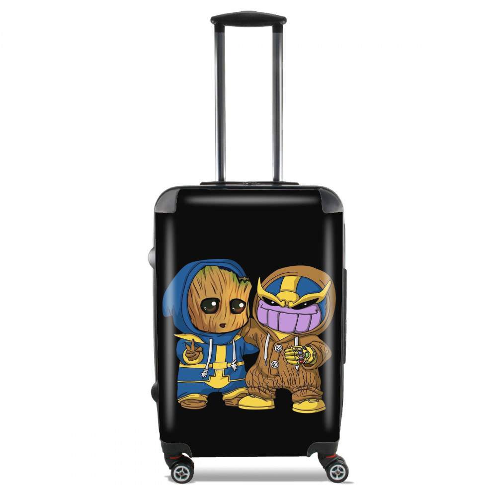 Valise bagage Cabine pour Groot x Thanos