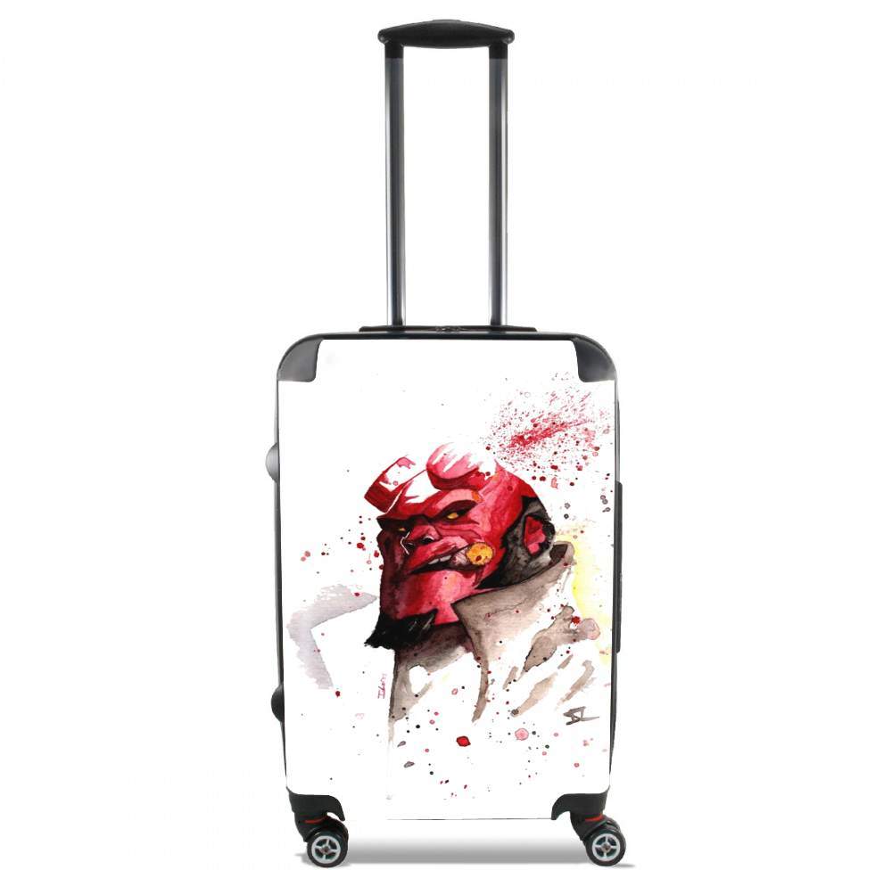 Valise bagage Cabine pour Hellboy Watercolor Art