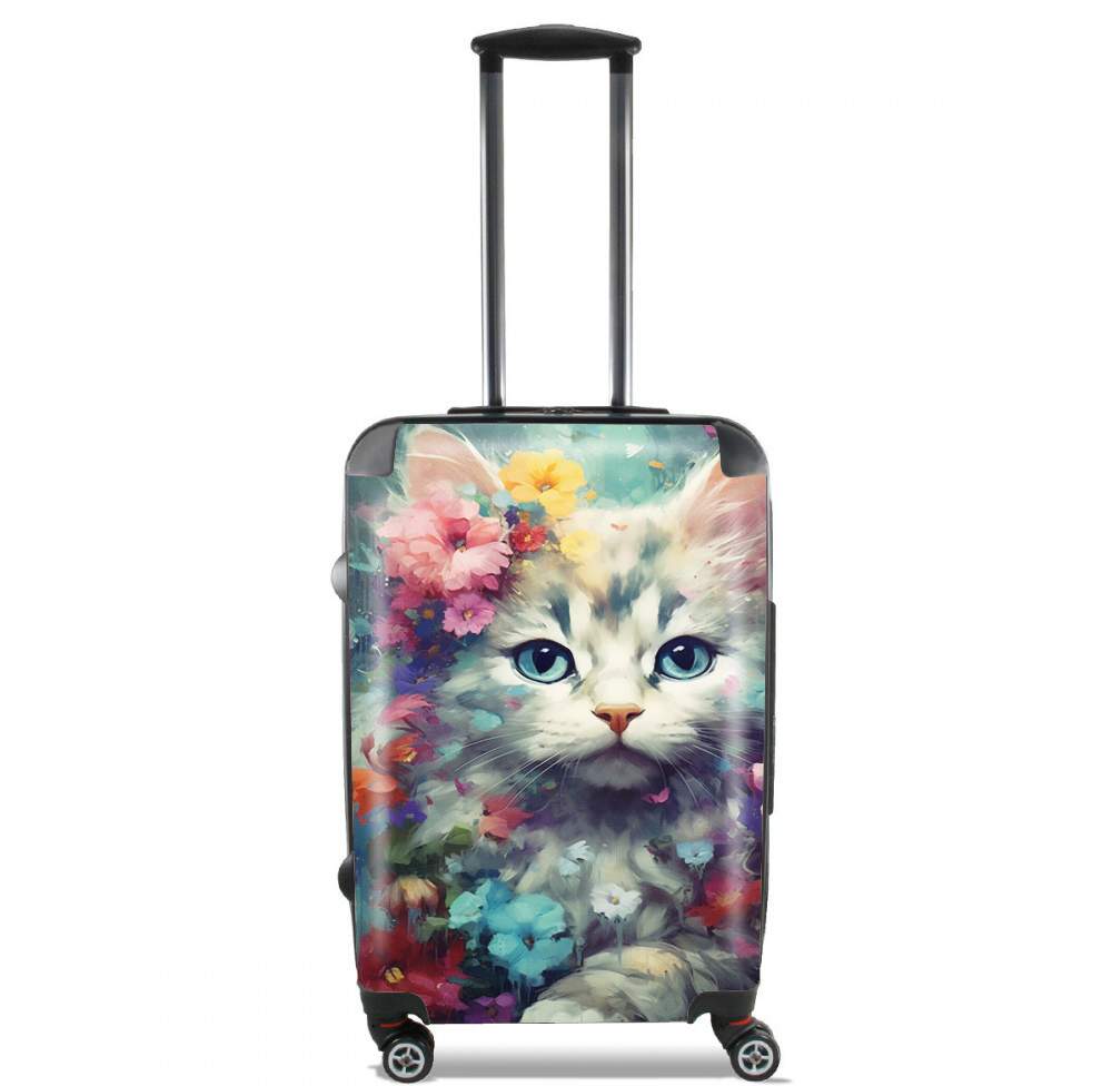 Valise bagage Cabine pour I Love Cats v4
