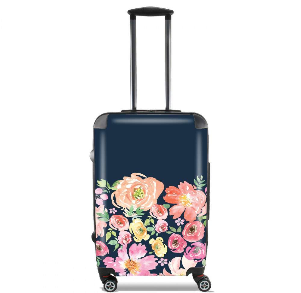 Valise bagage Cabine pour Initiale Flower