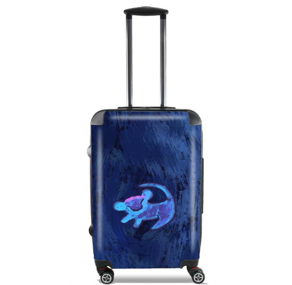 Valise bagage Cabine pour Roi lion Neon Symbole Three