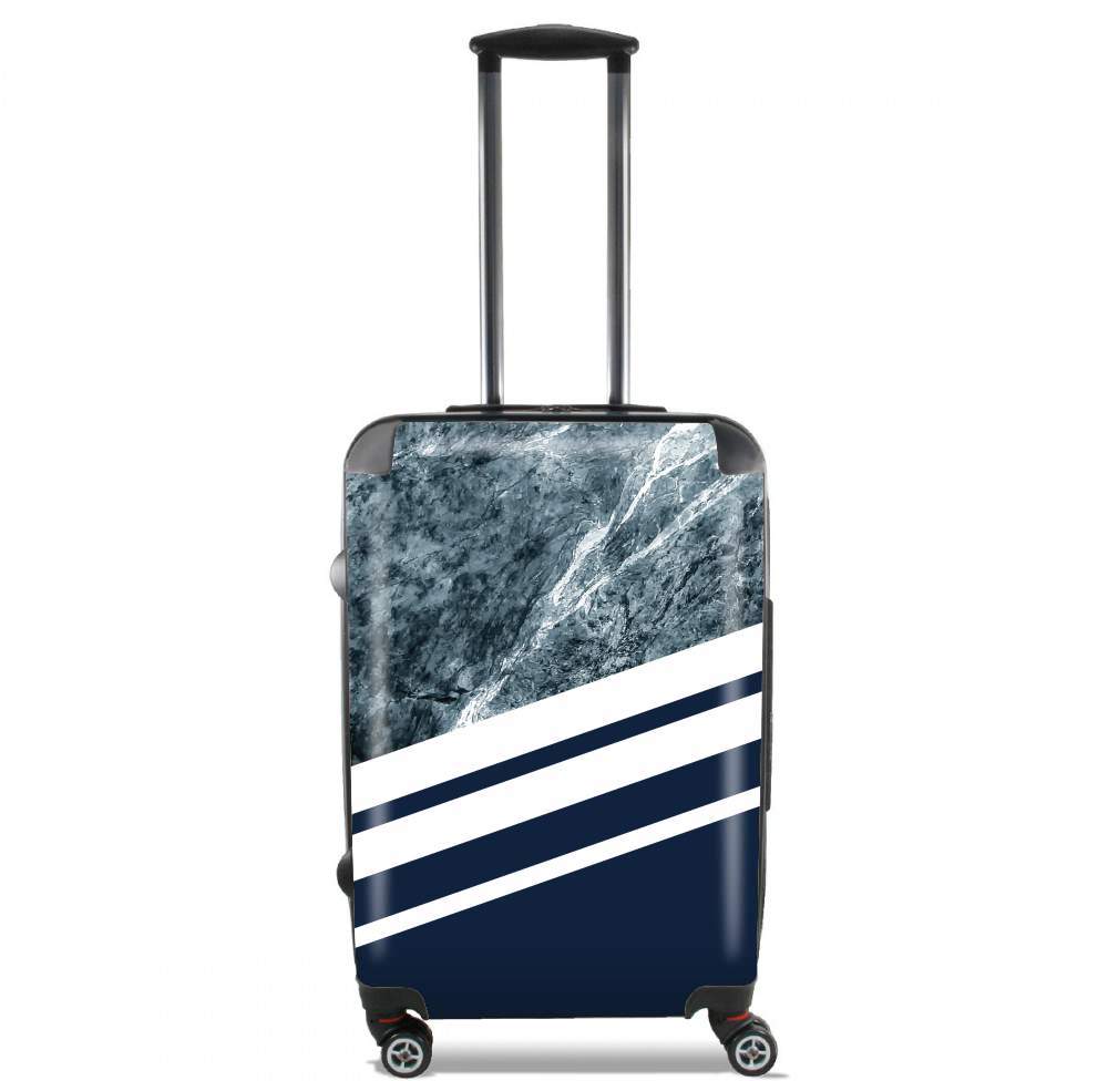 Valise bagage Cabine pour Marble Navy
