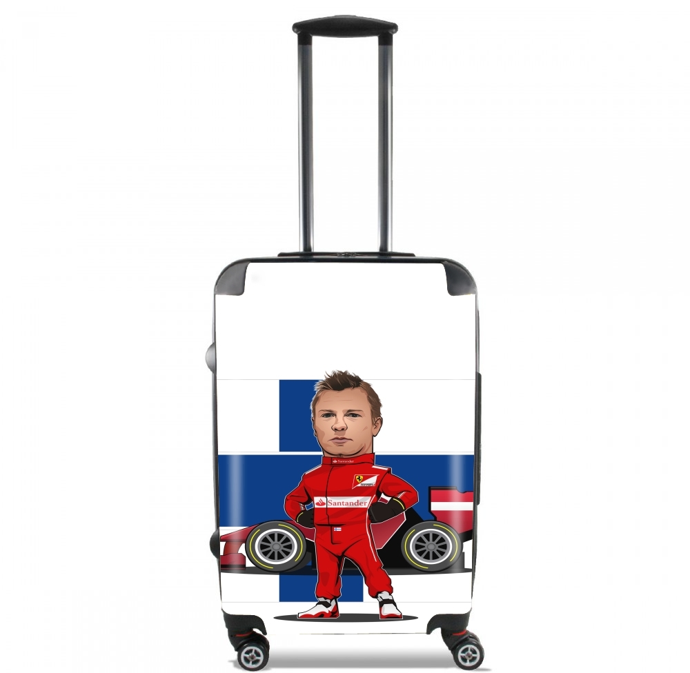 Valise bagage Cabine pour MiniRacers: Kimi Raikkonen - Ferrari Team F1