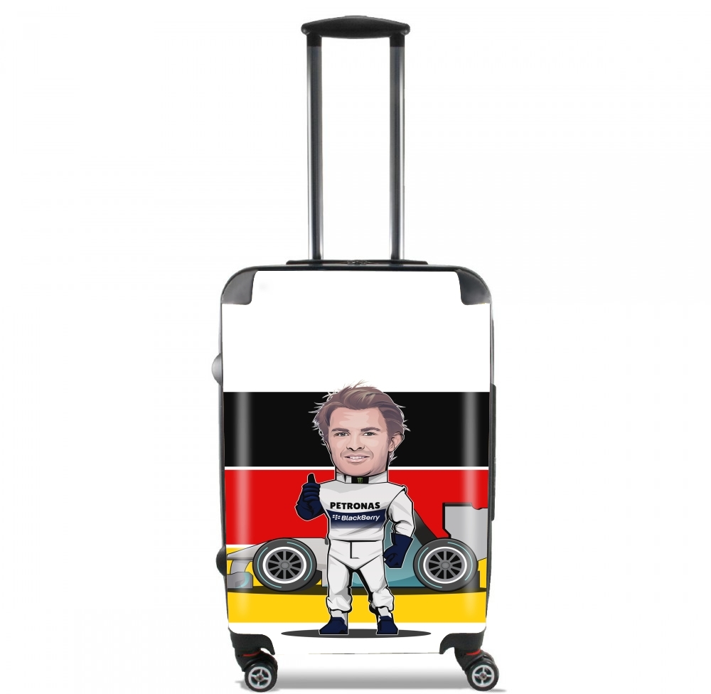 Valise bagage Cabine pour MiniRacers: Nico Rosberg - Mercedes Formula One Team