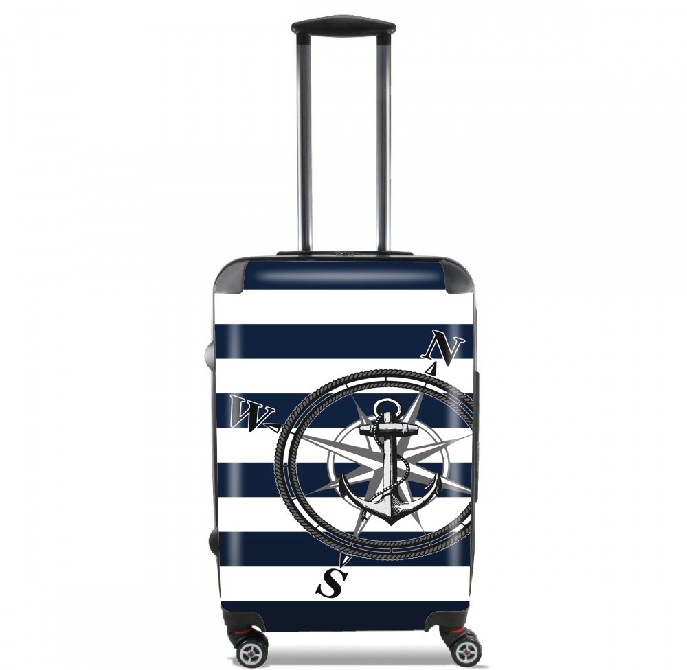 Valise bagage Cabine pour Navy Striped Nautica