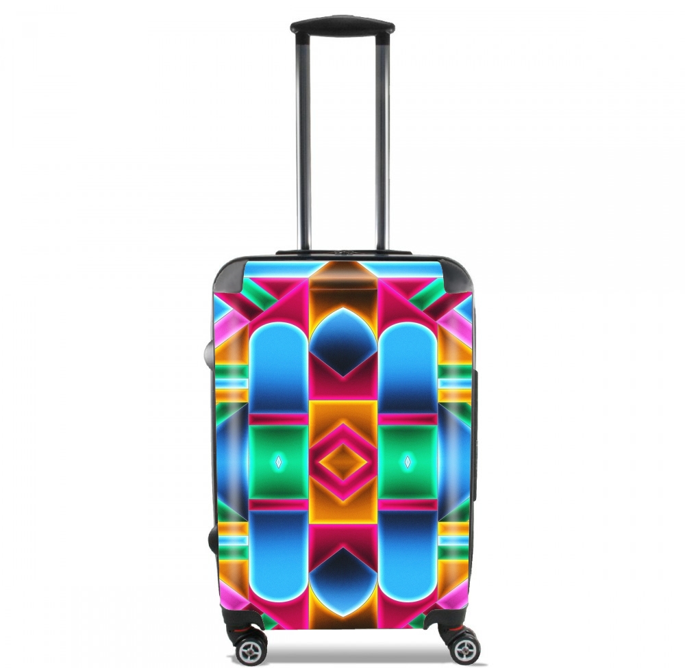 Valise bagage Cabine pour Neon Colorful