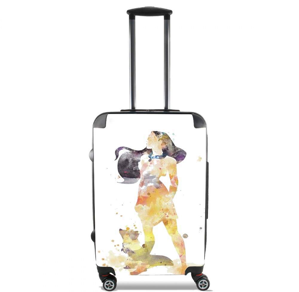 Valise bagage Cabine pour Pocahontas Watercolor Art