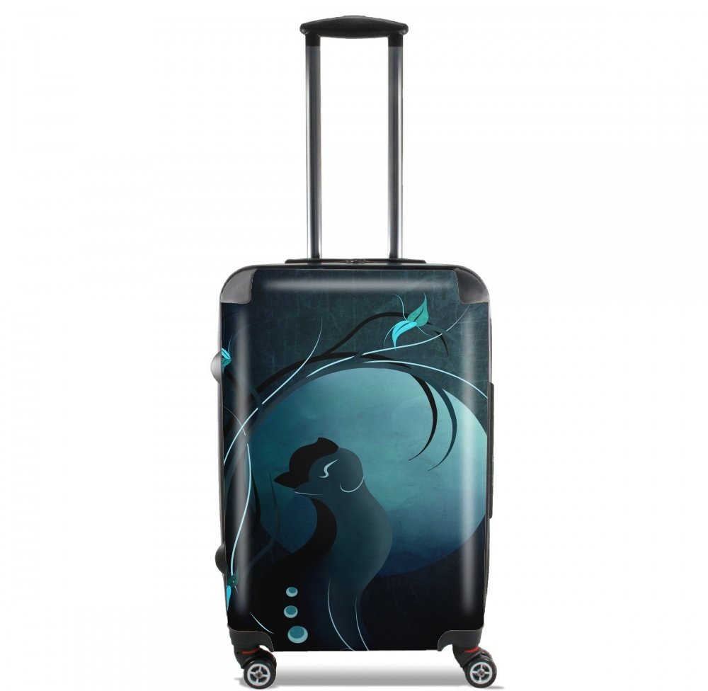 Valise bagage Cabine pour sensual cat in the moonlight