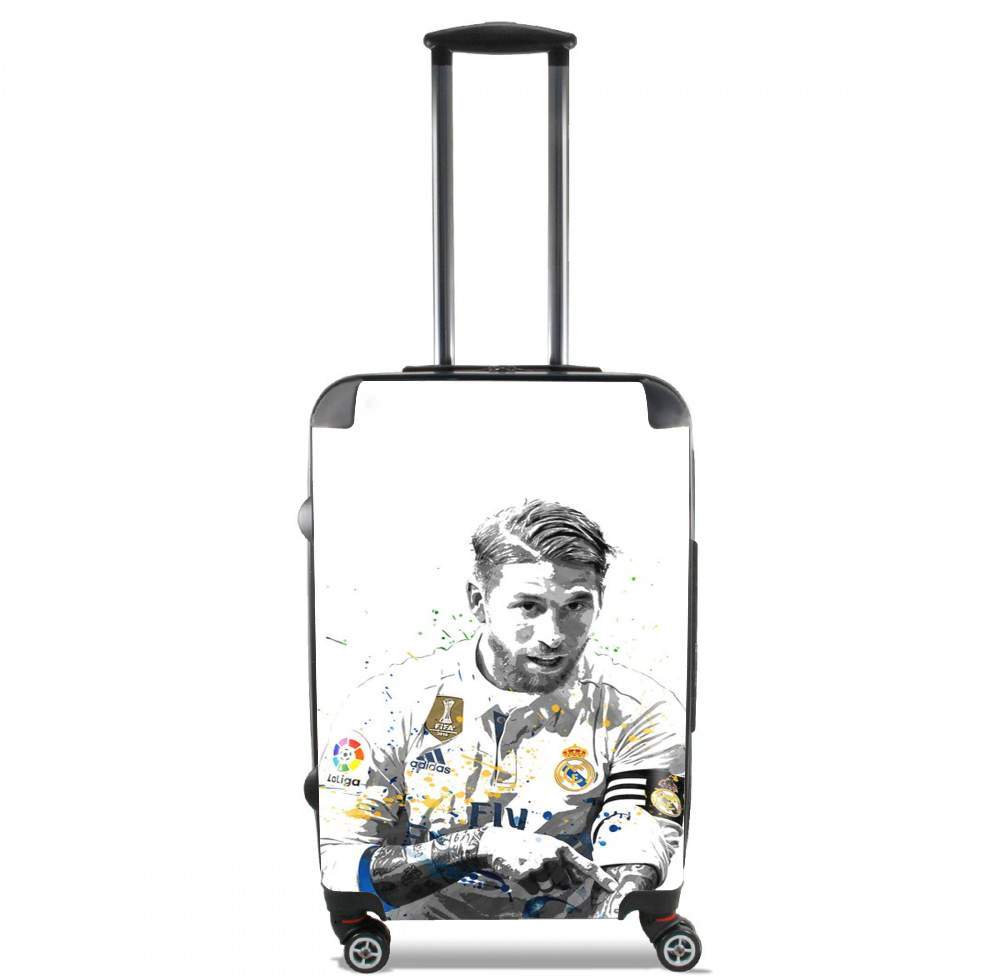 Valise bagage Cabine pour Sergio Ramos Painting Art