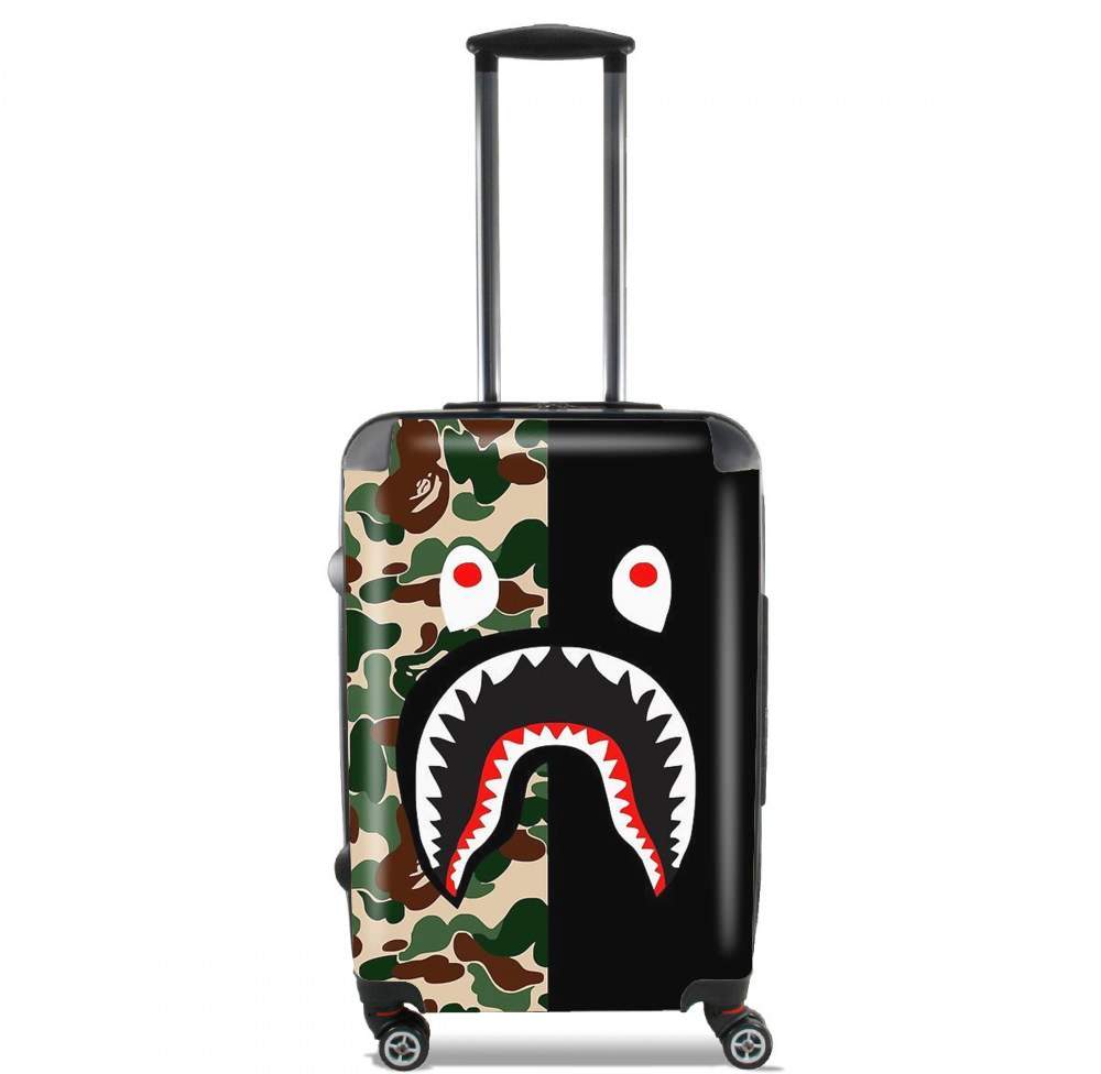 Valise bagage Cabine pour Shark Bape Camo Military Bicolor